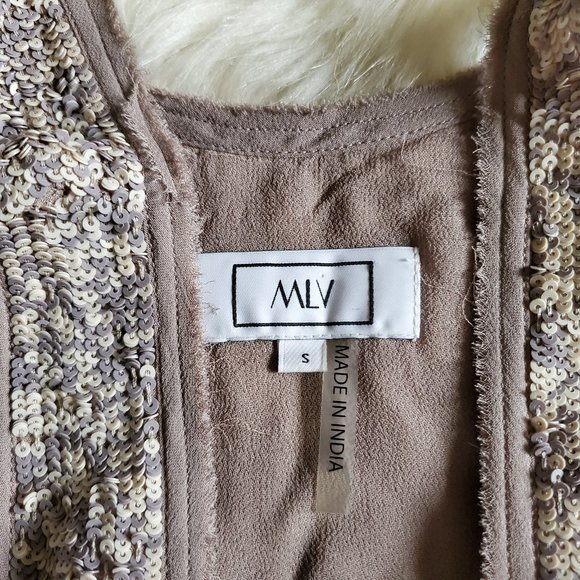 MLV Revolve Quinn Sequin Mini Dress Lavender Size S EUC - Picture 13 of 16